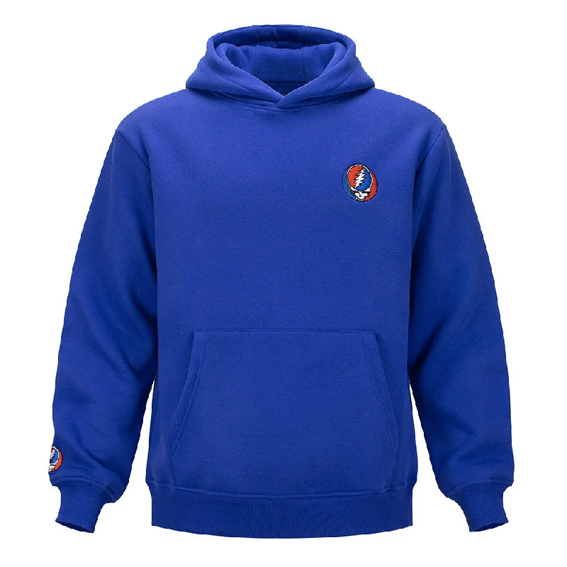 Grateful Dead | Classic Pullover Hoodie | Stealie on Blue