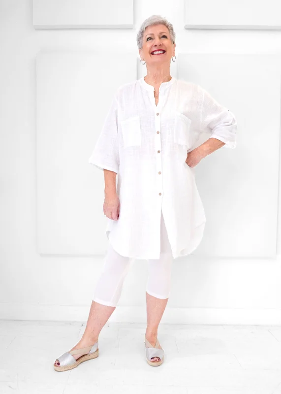 Catherine Lillywhite's - Cotton Button Down Tunic