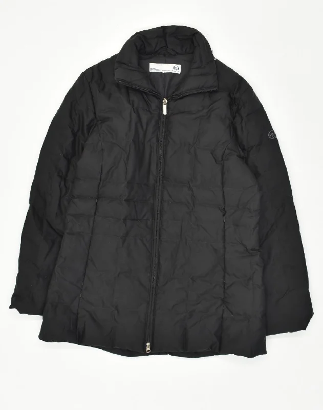 SERGIO TACCHINI Womens Padded Jacket UK 14 Large Black