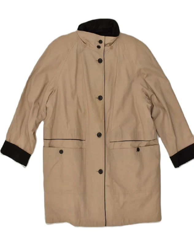 LONDON FOG Womens Overcoat US 12 Large Beige