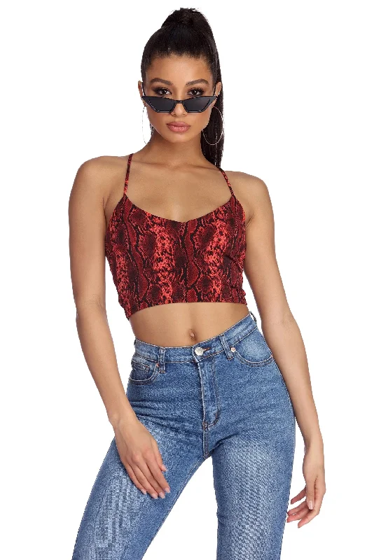 Tie Back Crop Top