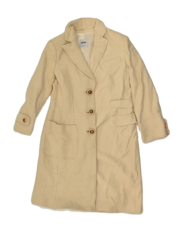 MOSSIMO Womens Overcoat UK 14 Large  Beige