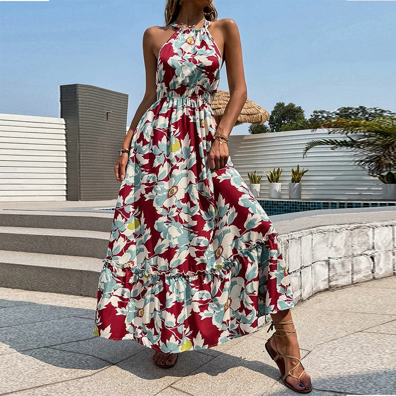 Floral Summer Dress For Women, Bohemian Dress