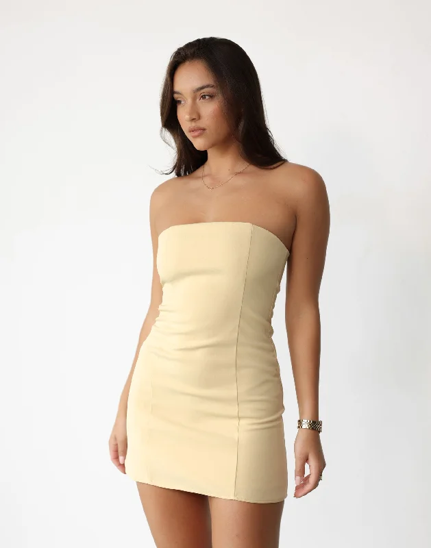 Eleanor Mini Dress (Buttermilk)