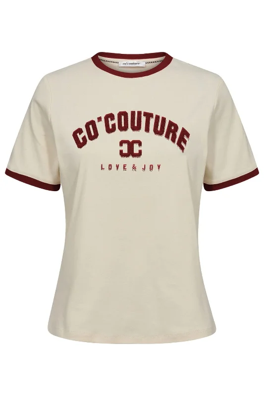 Co´Couture - Edgecc Tee 33014 - 186 - Burgundy