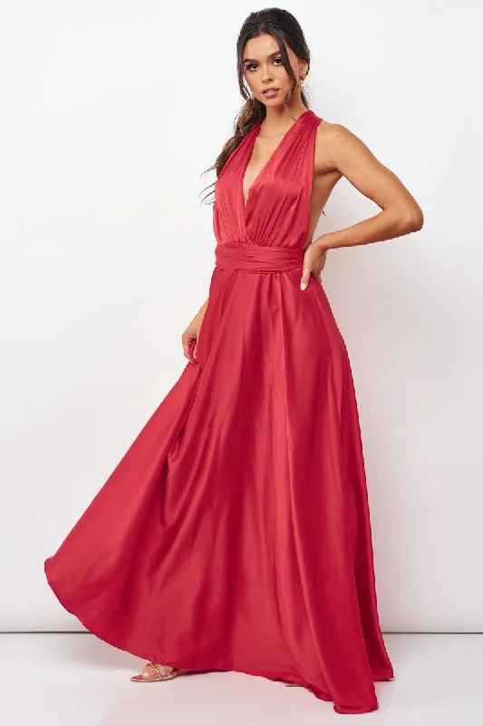 Fantasy Multiway Dress -Ruby