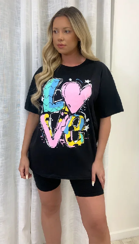 LOVE Splash Colour Tshirt