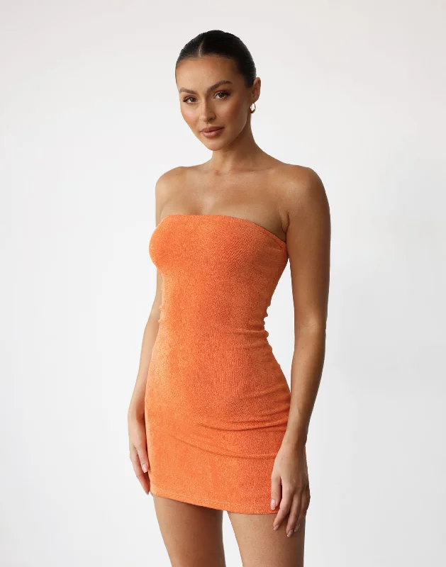 Abelle Mini Dress (Papaya)