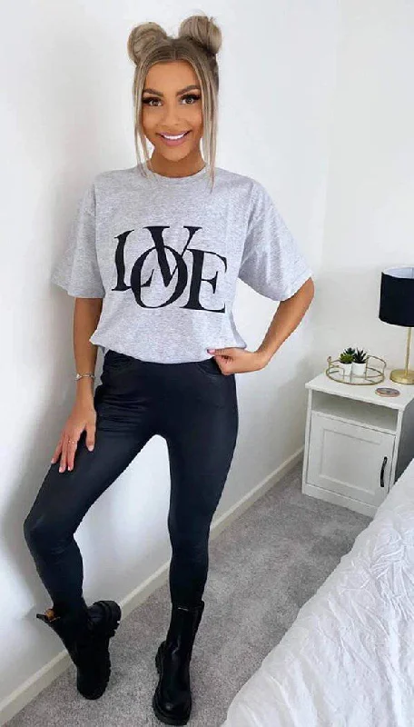 "LOVE" Short Sleeved T-shirt