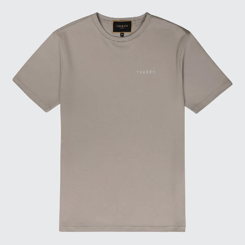 TSHEPO WORDMARK T-SHIRT, GREY