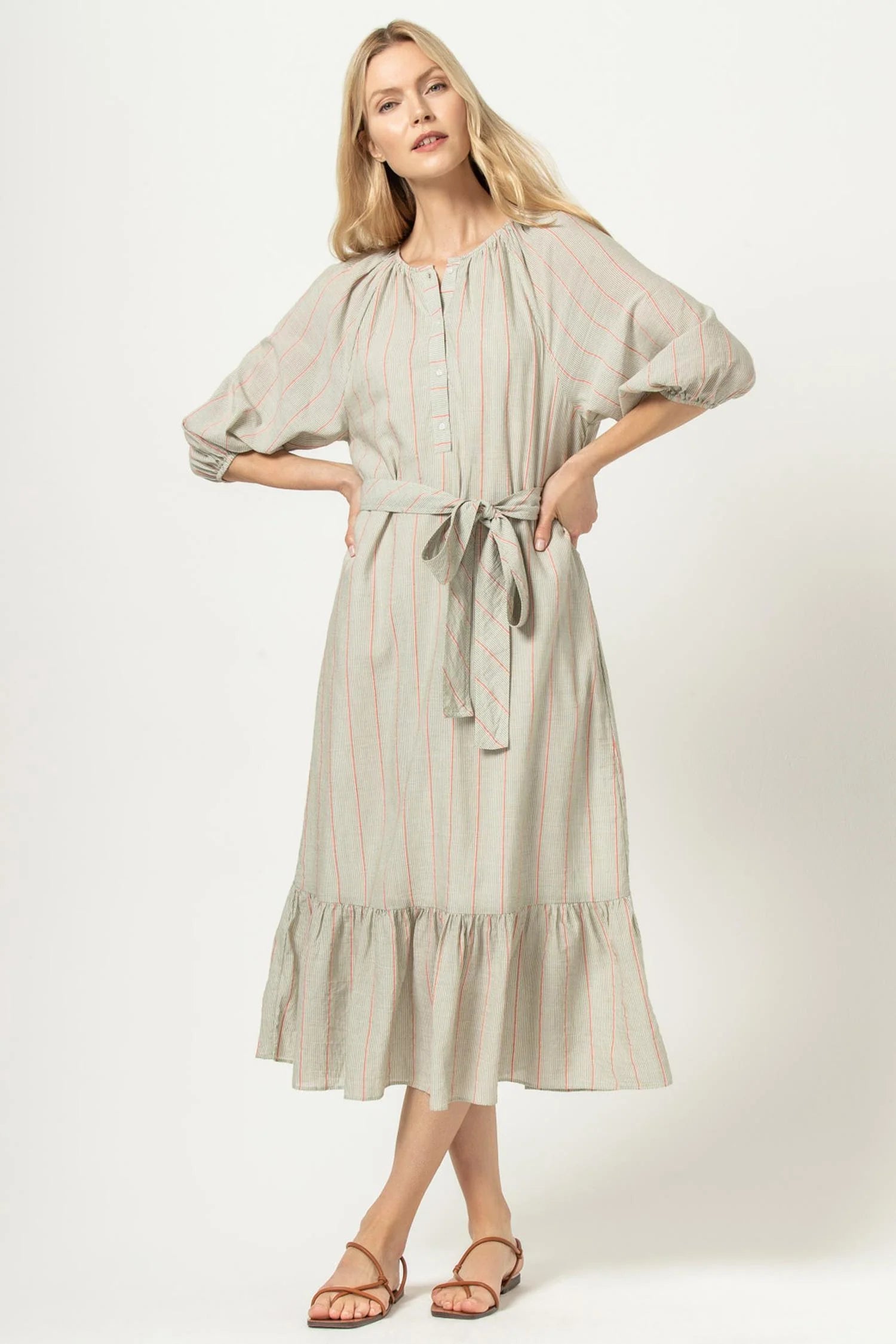 Easy Elbow Sleeve Dress