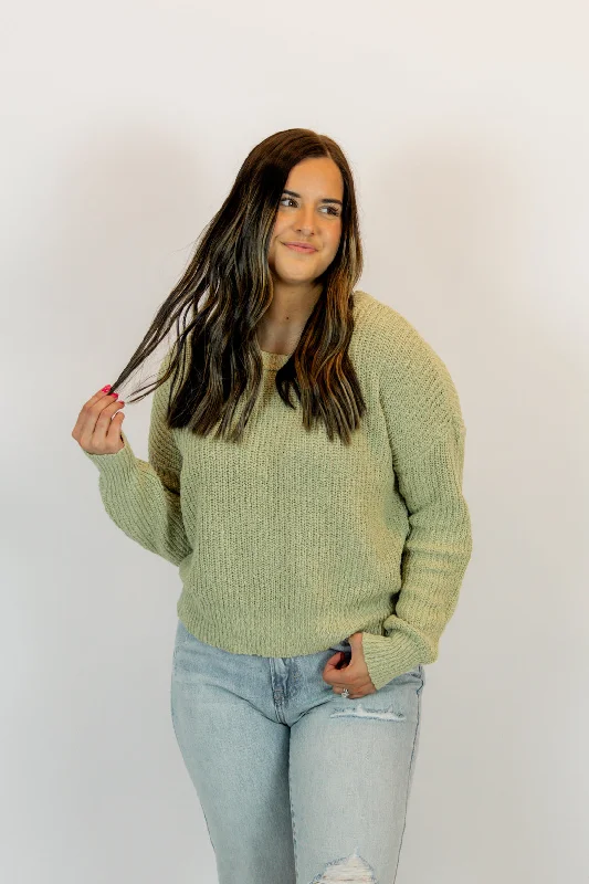 Tiana Pullover Sweater | Pistachio