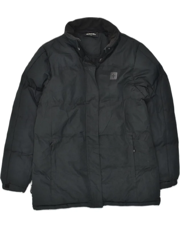 MOUNTAIN WAREHOUSE Womens Padded Jacket UK 14 Large  Black Polyester