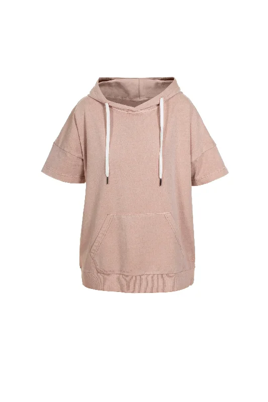 Boa Hooded Blouse - Smoked Powder