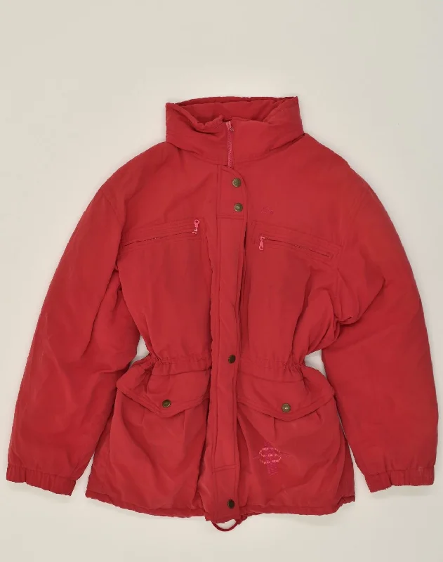 LOTTO Womens Padded Jacket UK 18 XL  Red Polyester