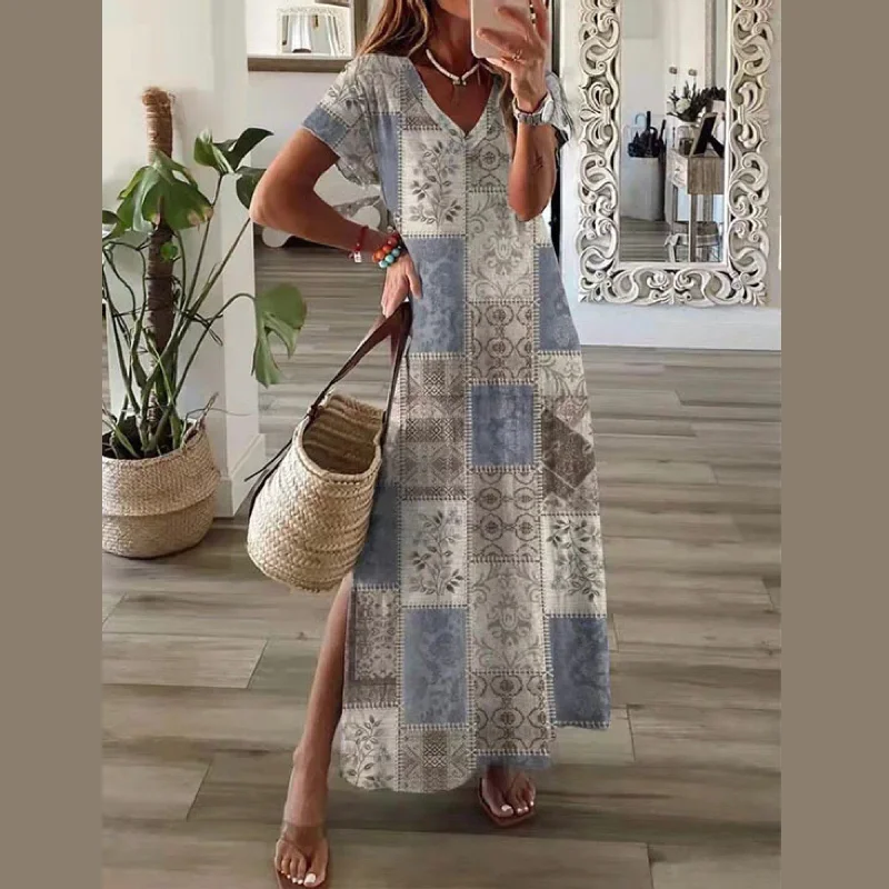 Bohemian Maxi Summer Dress, Boho Dress For Women