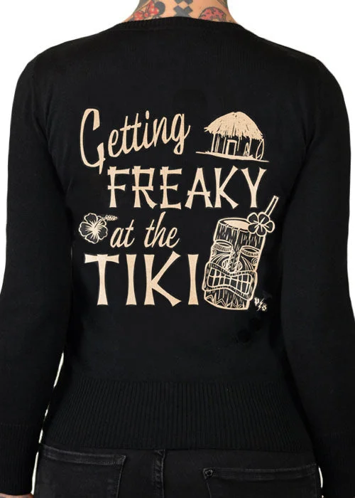 Getting Freaky At The Tiki Cardigan