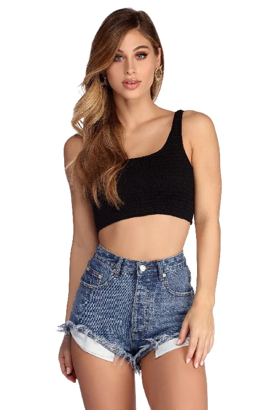 Smock Star Crop Top