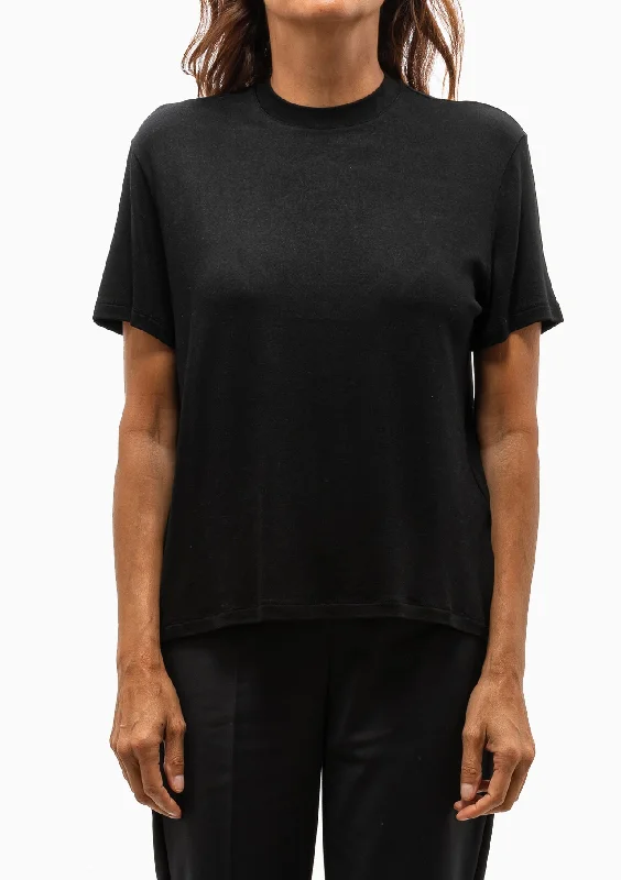 Fluid Jersey T-Shirt | Noir