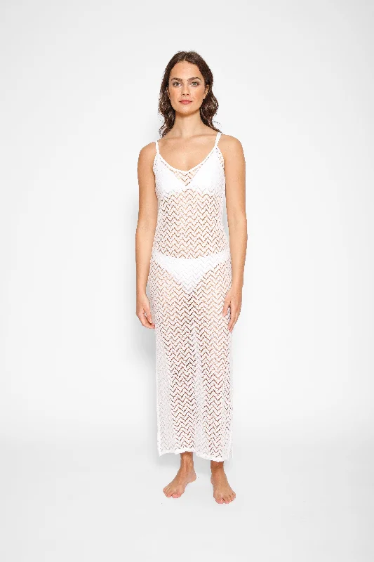 Zuma Crochet Beach Cover Up Slip Dress