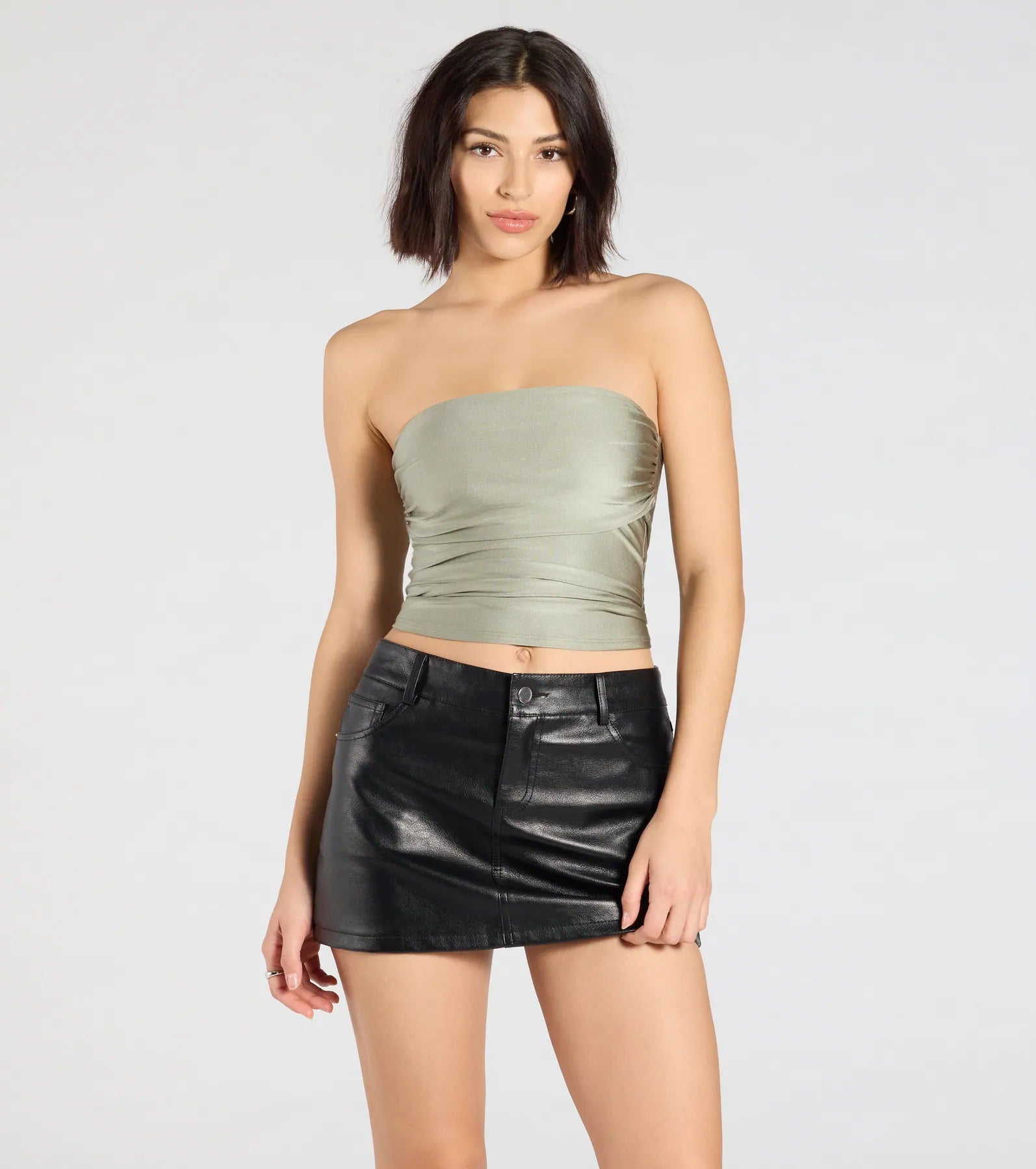 Carefree And Cute Crop Tube Top